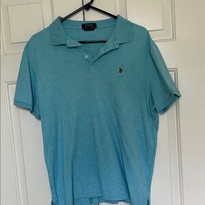 Polo by Ralph Lauren Men's Teal Polo Shirt